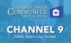 A poster on EBCAM channel 9 public Access Live stream