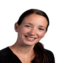 Headshot of a smiling woman.